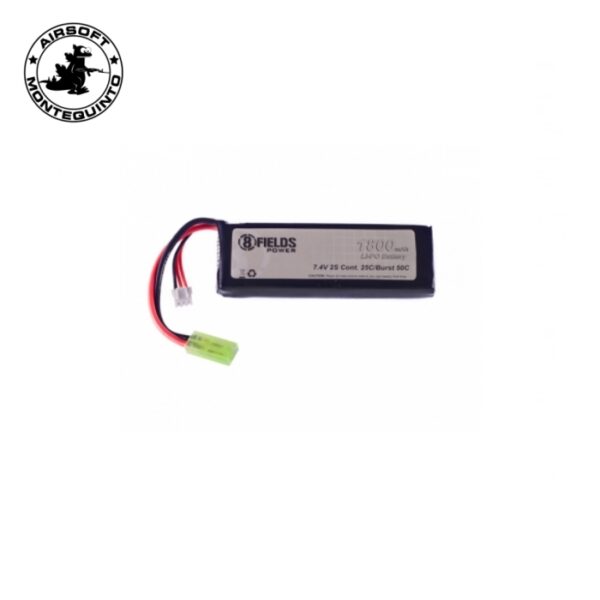 BATERÍA LIPO 7.4V 1800MAH 20/40C - 8FIELDS