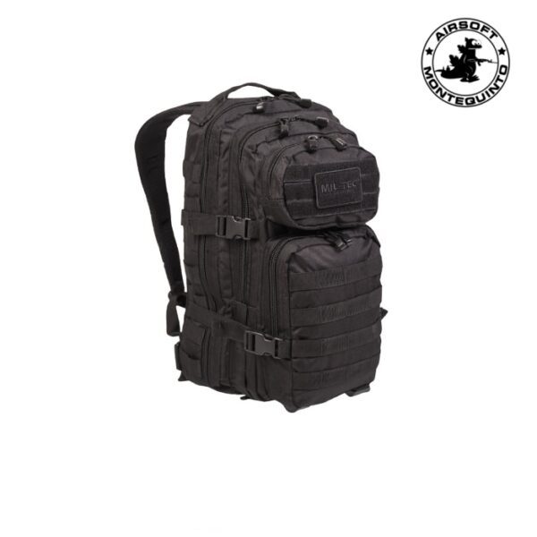 MOCHILA US ASSAULT NEGRA 20L - MILTEC