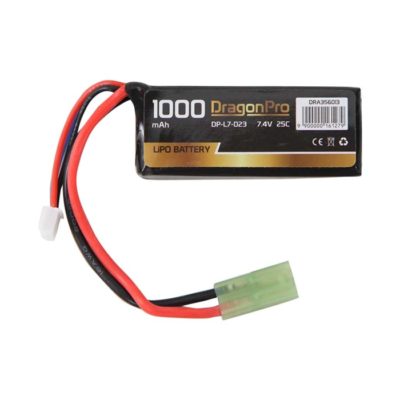 BATERÍA LIPO 7.4V 1000MAH 25C MINI (DRAGONPRO)