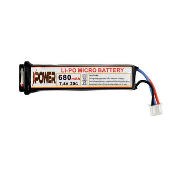 BATERIA LIPO 680 mAh 7,4V 20C MICRO (IPOWER)