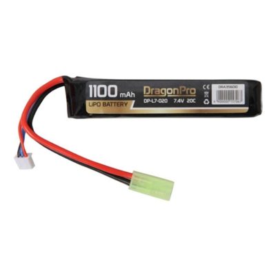 BATERÍA LIPO 7.4V 1100MAH 20C TUBO (DRAGONPRO)