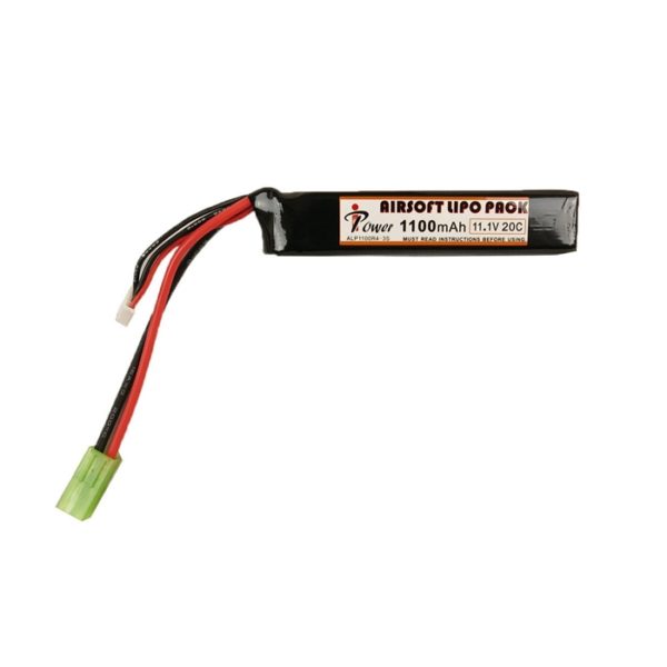 BATERÍA LIPO 11.1V 1100MAH 20C TUBO IPOWER