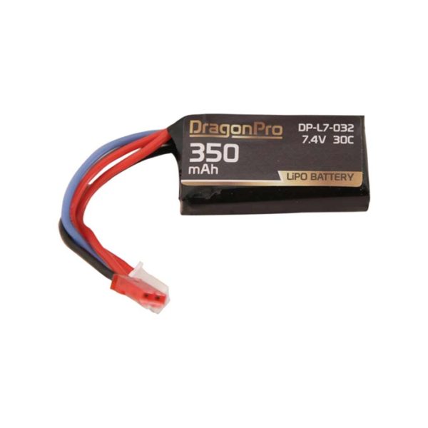 BATERÍA LIPO 7.4V 350MAH 30C COMPACT CONECTOR BEC (DRAGONPRO)