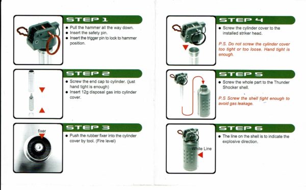 INSTRUCCIONES THUNDER