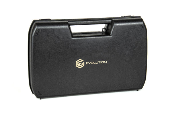 FUNDA TRANSPORTE RÍGIDA PISTOLA 30,5X19X6 - EVOLUTION