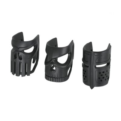 SET 3 MÁSCARAS PARA GRIP RECIBIDOR M4 MAGWELL NEGRO - KUBLAI