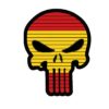 PARCHE PVC BANDERA CALAVERA ESPAÑA (ACM)