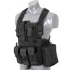 CHALECO SCOUT VEST TIPO CHEST RIG NEGRO