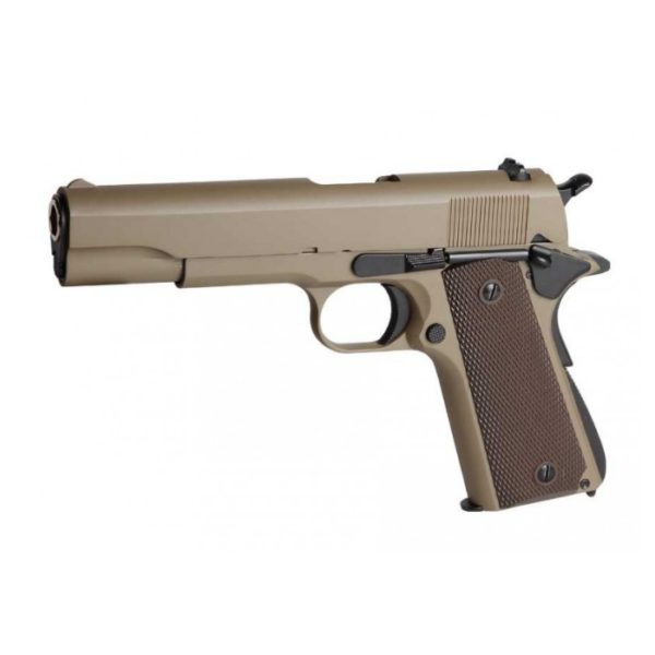 COLT 1911 COLOR TAN FULL METAL GOLDEN EAGLE