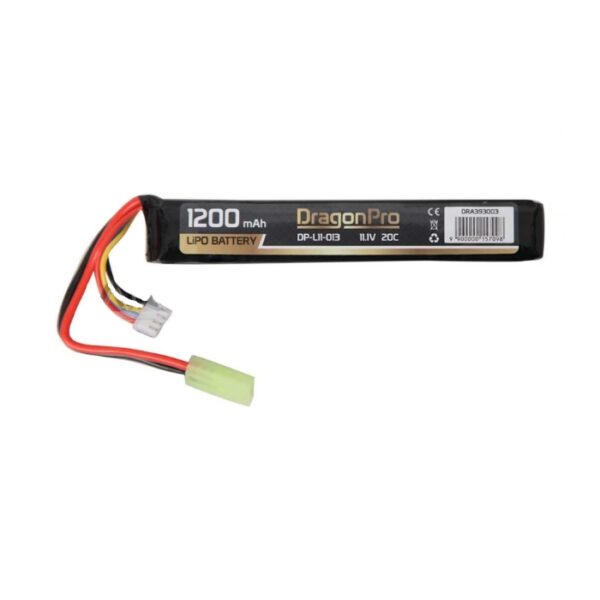 BATERÍA LIPO 11.1V 1100MAH 20C TUBO - DRAGONPRO