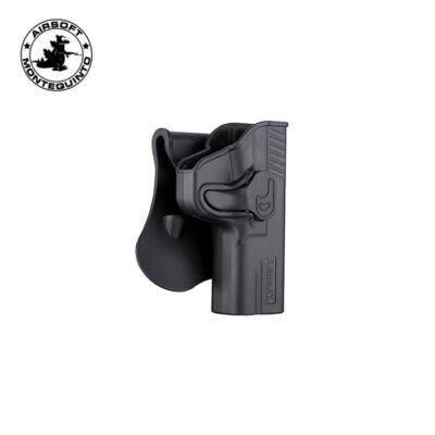 PISTOLERA RÍGIDA MP9 NEGRA - AMOMAX