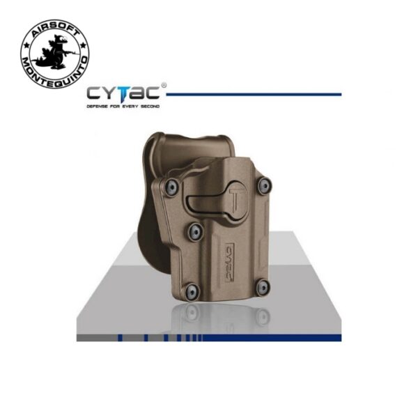 PISTOLERA RÍGIDA UNIVERSAL TAN - CYTAC