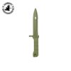 CUCHILLO BAYONETA DE GOMA AK74/SWD VERDE- ACM