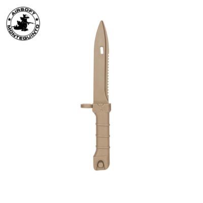 CUCHILLO BAYONETA DE GOMA AK74/SWD TAN - ACM