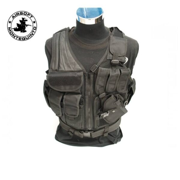 CHALECO CQB NEGRO - ACM