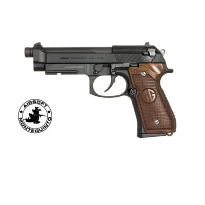 PISTOLA AIRSOFT GPM92 GP2 WALNUT WOOD GRIP - G&G