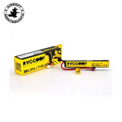 BATERÍA PRO 1250mAh 25/50C 7.4V STICK - RACCOON