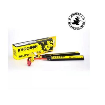 BATERÍA PRO 7.4V 1500 mAh 25/50C DOS CUERPOS T-DEAN - RACCOON