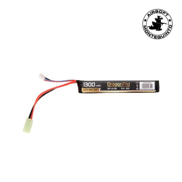 BATERÍA LIPO 11.1V 1300MAH 20C TUBO - DRAGONPRO