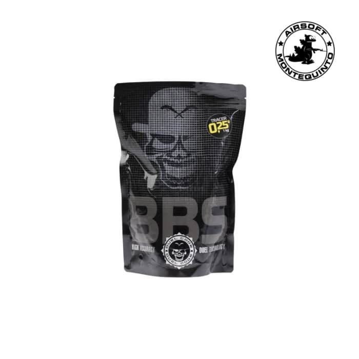 BOLSA 4000 BBS 0.25g TRAZADORAS AMARILLAS - DUEL CODE