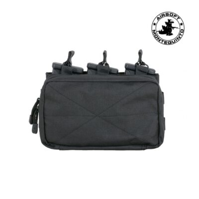 BOLSILLO GP PORTACARGADOR TRIPLE NEGRO - ACM