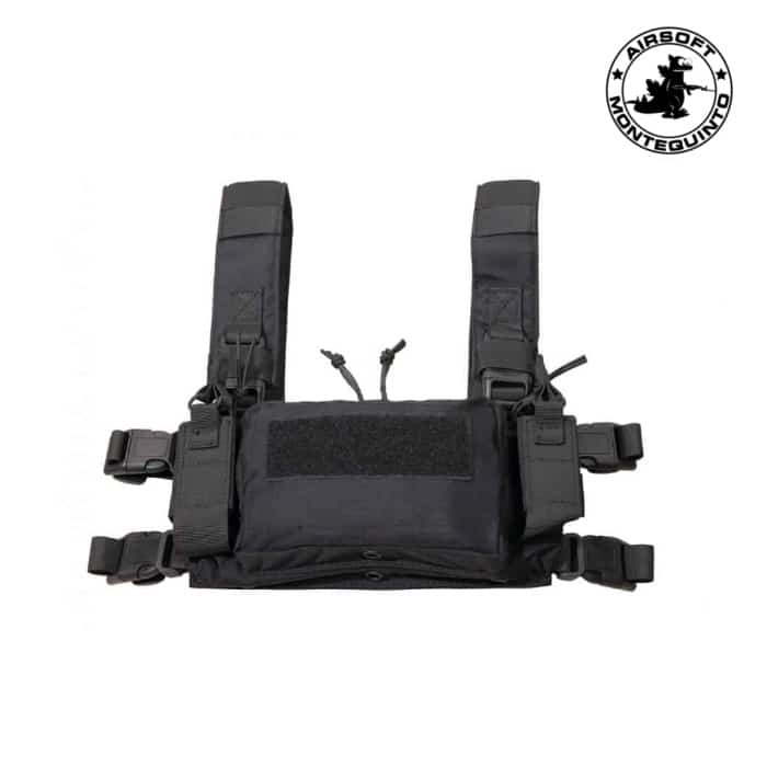 MICRO CHEST RIG NEGRO - CONQUER | Airsoft Montequinto