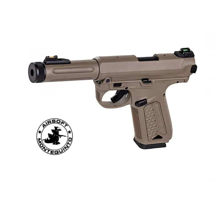 PISTOLA GAS ASSASSIN AAP-01 TAN - ACTION ARMY