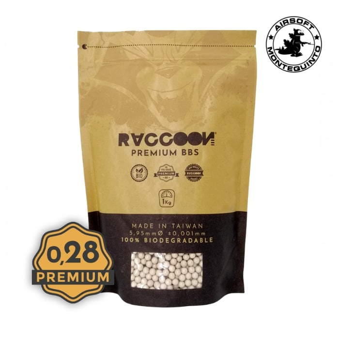 BOLSA 3500 BBS 0.28G RACCOON PREMIUM BIODEGRADABLES