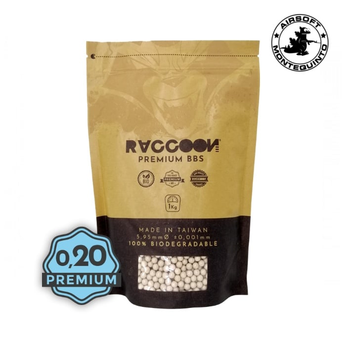 BOLSA 5000 BBS 0.20G RACCOON PREMIUM BIODEGRADABLES